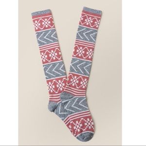 Francesca’s Brooke Scandi Knee High Socks *NWT*